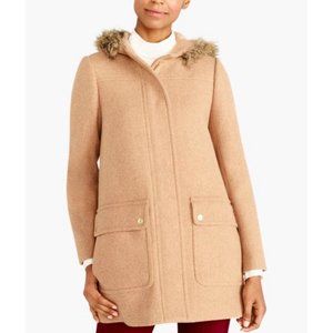 J Crew Factory Vail Parka Heather Saddle size 4